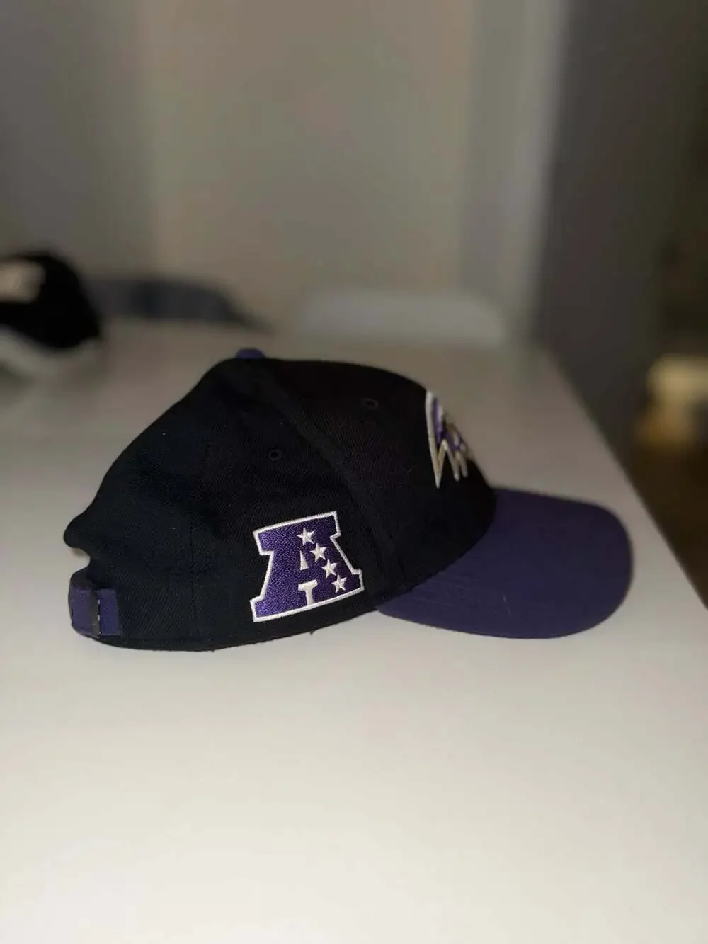 Baltimore Ravens '47 Brand Vintage Style Adjustable Strapback Hat with AFC Side
